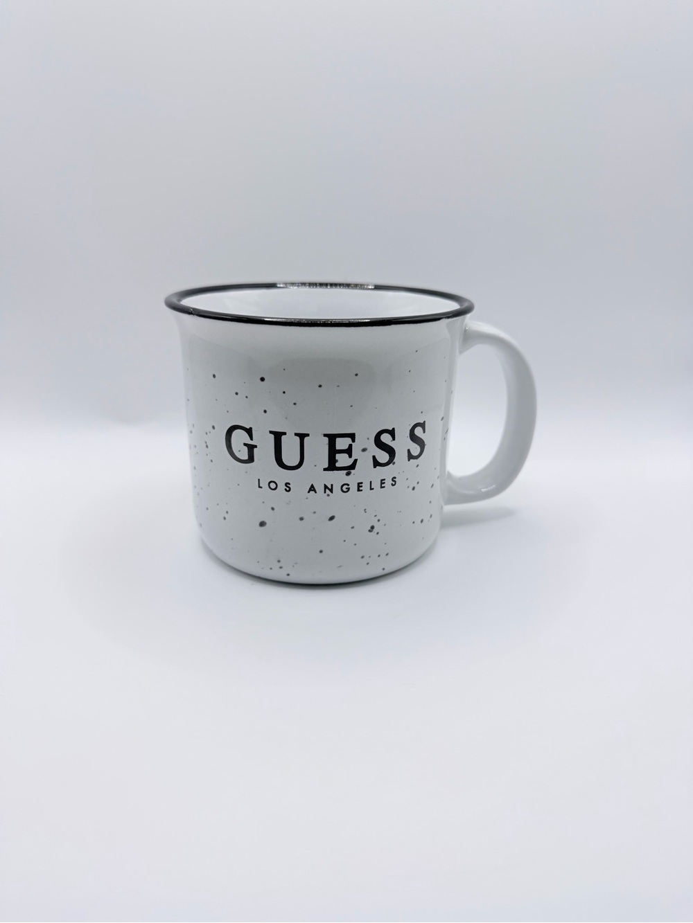 GUESS Los Angeles Speckled Ceramic Campfire Mug Limited Edition